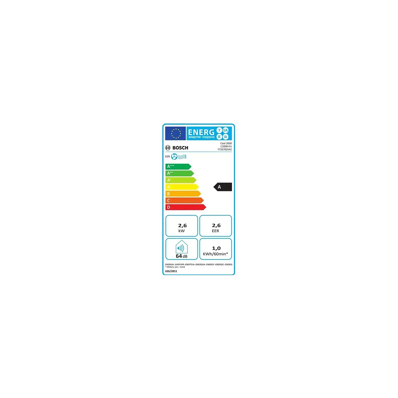 Climatiseur BOSCH Cool 2000