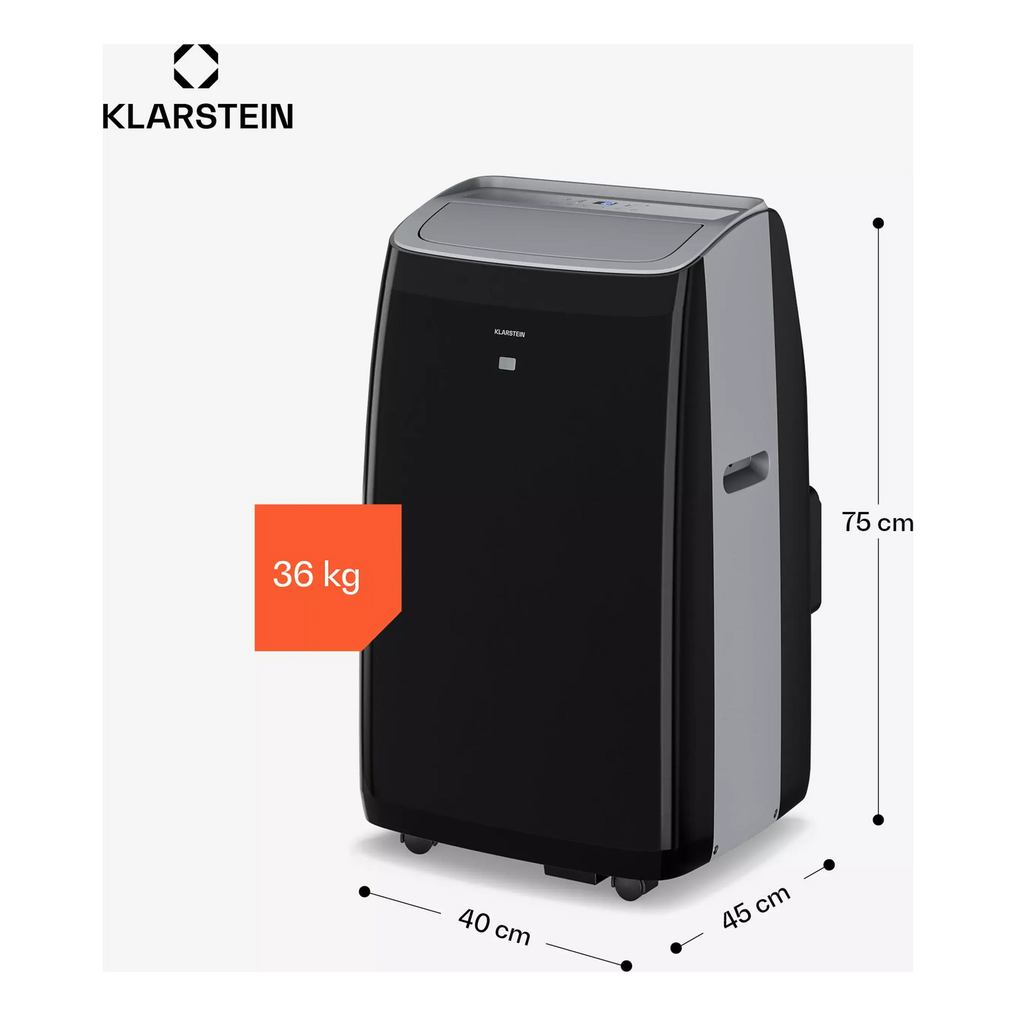 Climatiseur KLARSTEIN Grandbreeze 16000 BTU 40cm 82m² EEC A