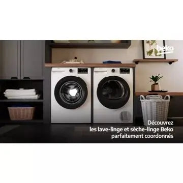 Lave linge hublot BEKO BM3WFU390411 Energy Spin