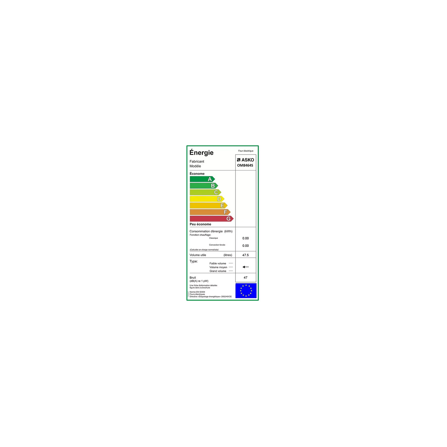 Micro ondes encastrable ASKO OM8464S DUMANOIR