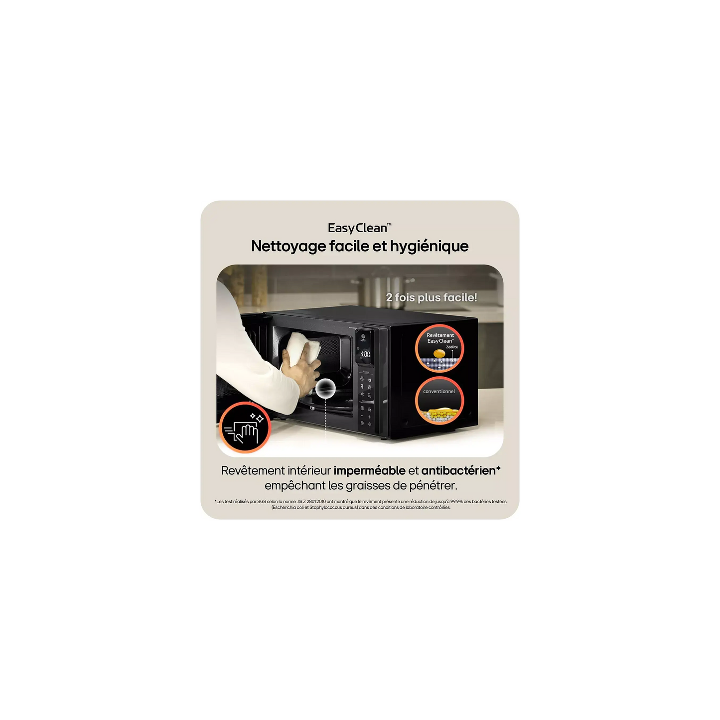 Micro ondes grill LG MH7295CIR DUMANOIR