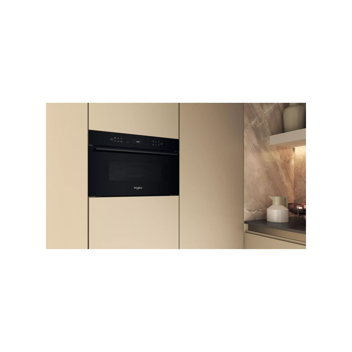 Micro ondes grill encastrable WHIRLPOOL WMD7O4TBF DUMANOIR