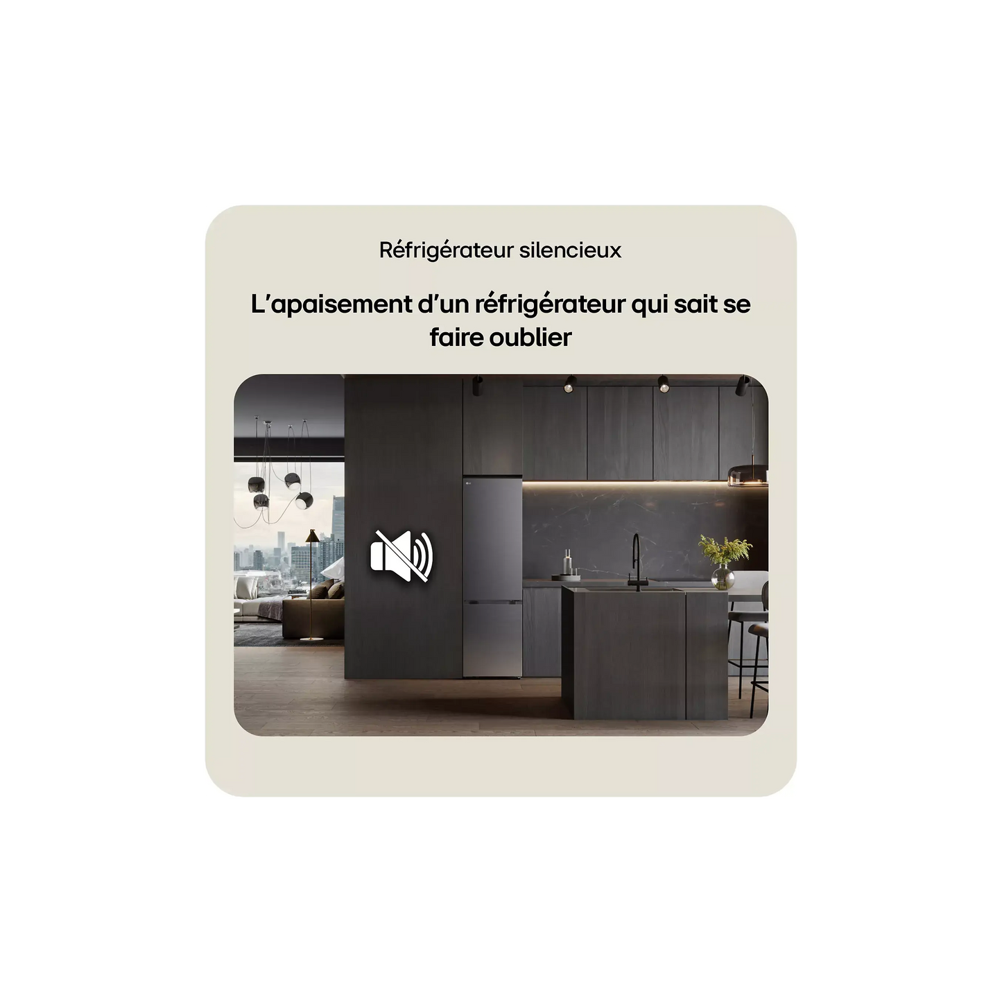 Réfrigérateur combiné LG GBBS726AMB