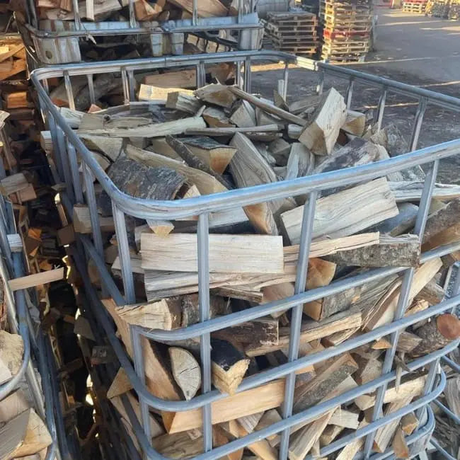 Box 1,50 stères de 30cm bois de chauffage - palette de bois coupé fendu de 1,05m3 chêne / hêtre / Châtaigniers DUMANOIR