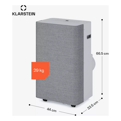 Climatiseur KLARSTEIN AireLux 14k BTU 30m² Smart 390m³/h Gris