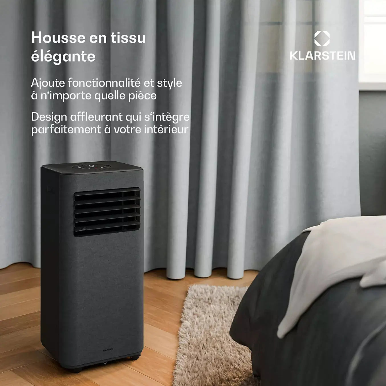 Climatiseur KLARSTEIN AireLux 9000 BTU 31cm 33m² EEC A Noir