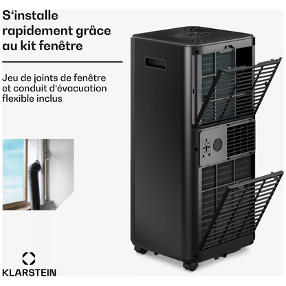 Climatiseur KLARSTEIN AireLux 9000 BTU 31cm 33m² EEC A Noir