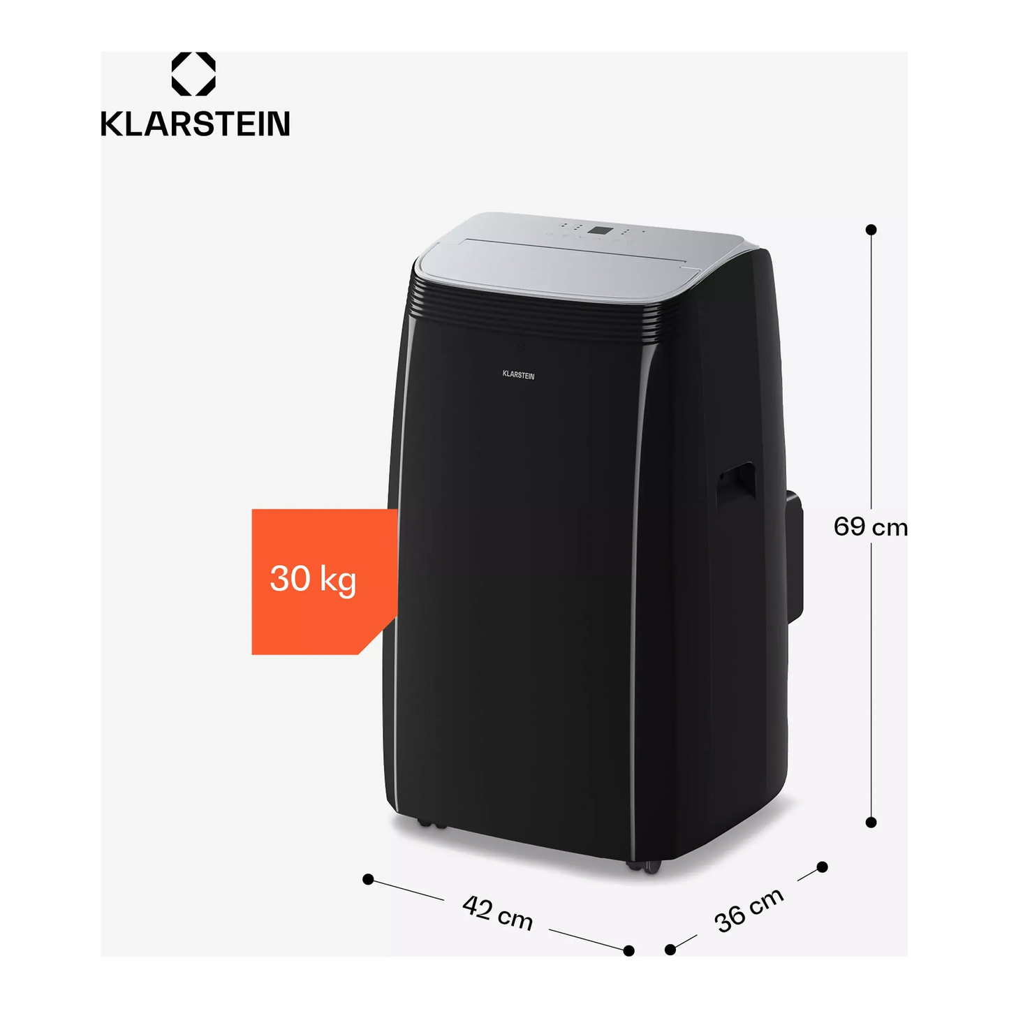 Climatiseur KLARSTEIN Grandbreeze 12000 BTU 42 cm 56 m² CEE A+