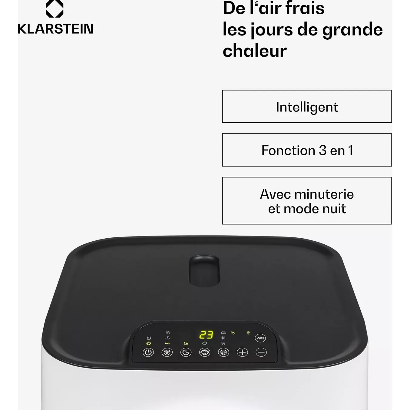Climatiseur KLARSTEIN Kraftwerk Smart 12K BTU App