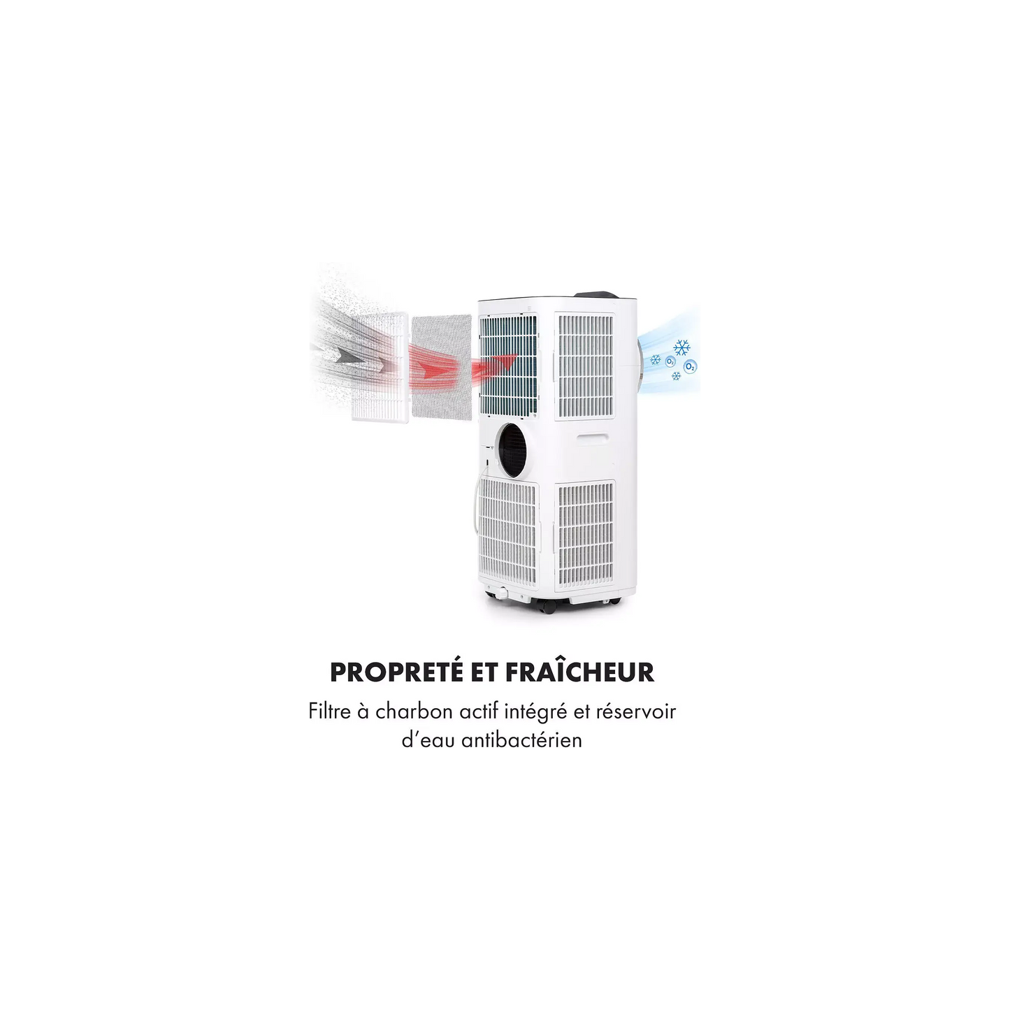 Climatiseur KLARSTEIN Kraftwerk Smart 12K BTU App