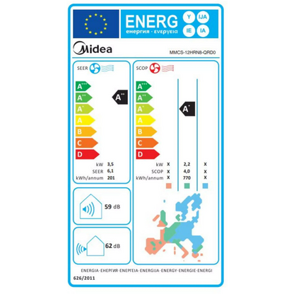 Climatiseur réversible MIDEA portasplit mobile