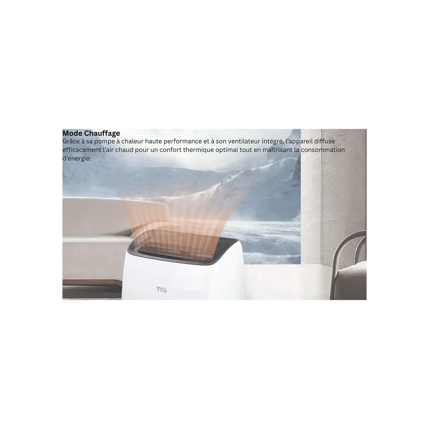 Climatiseur réversible TCL P09P6SW1