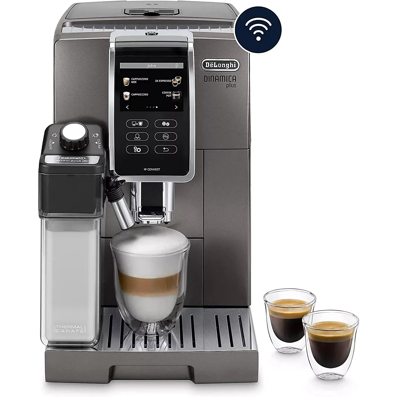Expresso Broyeur DELONGHI Dinamica Plus FEB3795.T Titanium ELECTROMENAGER WORLD