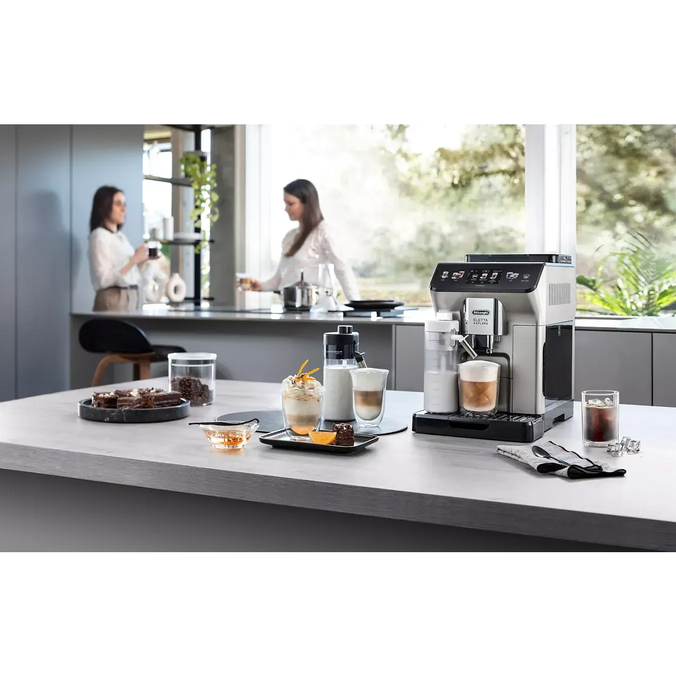 Expresso Broyeur DELONGHI ECAM450.65.S Eletta Explore Argent DUMANOIR