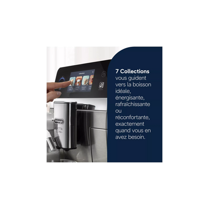 Expresso Broyeur DELONGHI Eletta Ultra ECAM470.85.MB Technologie Silent