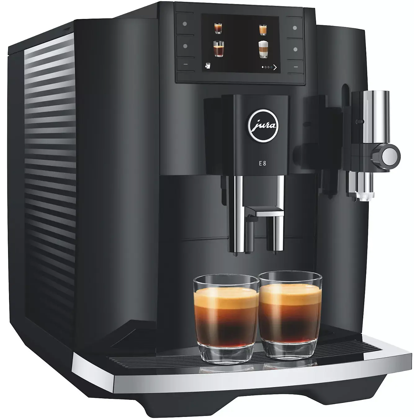Expresso Broyeur JURA E8 Piano Black (EC) DUMANOIR