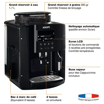 Expresso Broyeur KRUPS YY5569FD DUMANOIR