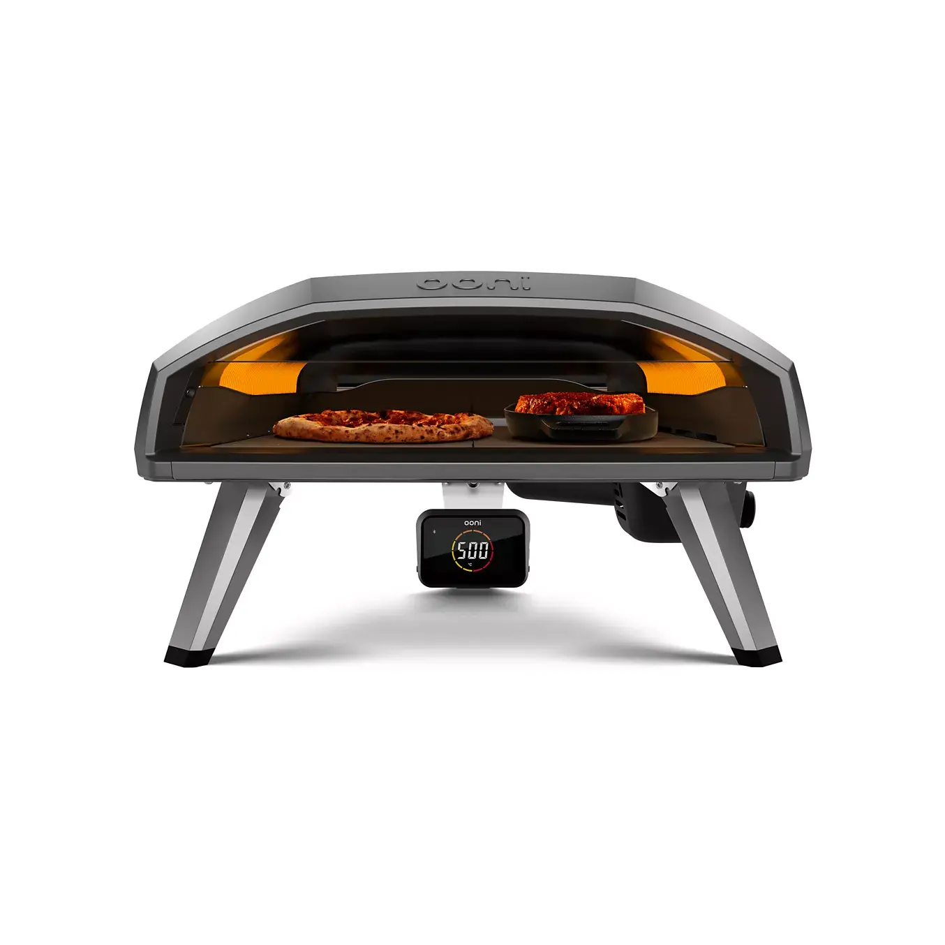 Four à pizza gaz OONI Koda 2 Pro noir pizza 45 cm, préchauffage 30 min, de 160 à 500°C