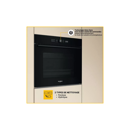 Four encastrable fonction vapeur WHIRLPOOL WK5BAFS81PM1S DUMANOIR