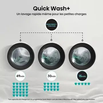Lave linge hublot 	HISENSE	WF3S9043BB3