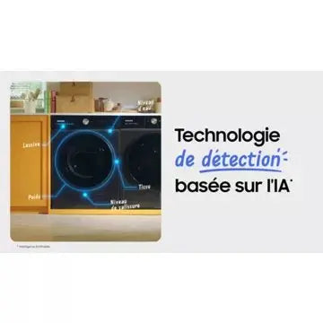 Lave linge hublot 	SAMSUNG  WW11DG5B25AB Bespoke AI