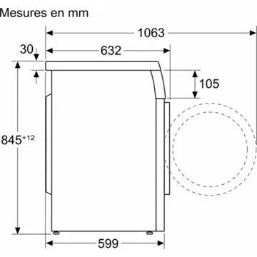 Lave linge hublot 	SIEMENS	 WU14UT69FR iQ500