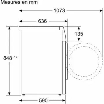 Lave linge hublot 	SIEMENS	WG44G2F1FR iQ500