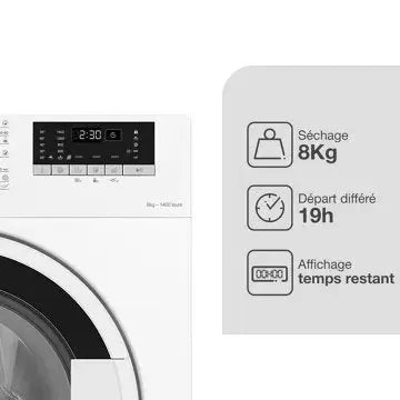 Lave linge hublot 	ESSENTIELB	ELF814-2b