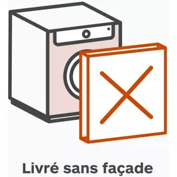 Lave linge hublot  encastrable  BEKO	WITC8410B0W