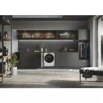Lave linge hublot  encastrable  HAIER	HW90B416FWB-FR