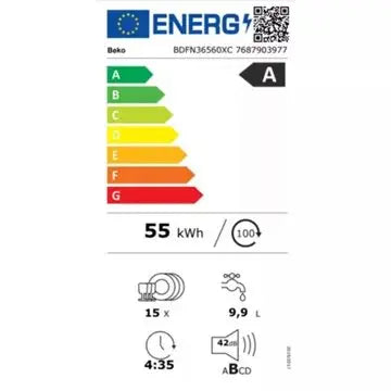 Lave vaisselle 60 cm	BEKOBDFN36560XC CornerIntense