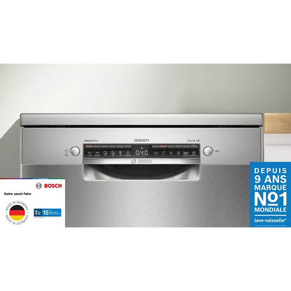 Lave vaisselle 60 cm BOSCH SMS4ECI28F Série 4 SERENITY Silence Plus