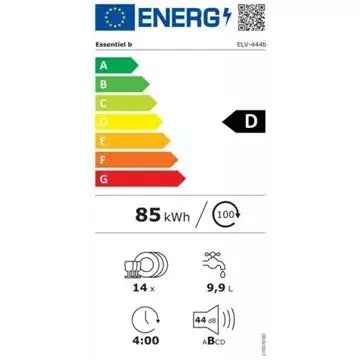 Lave vaisselle 60 cm ESSENTIELB	ELV-444b
