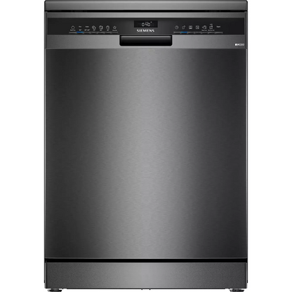 Lave vaisselle 60 cm SIEMENS SN23EC22AE, varioSpeed Plus, Acier brossé noir DUMANOIR
