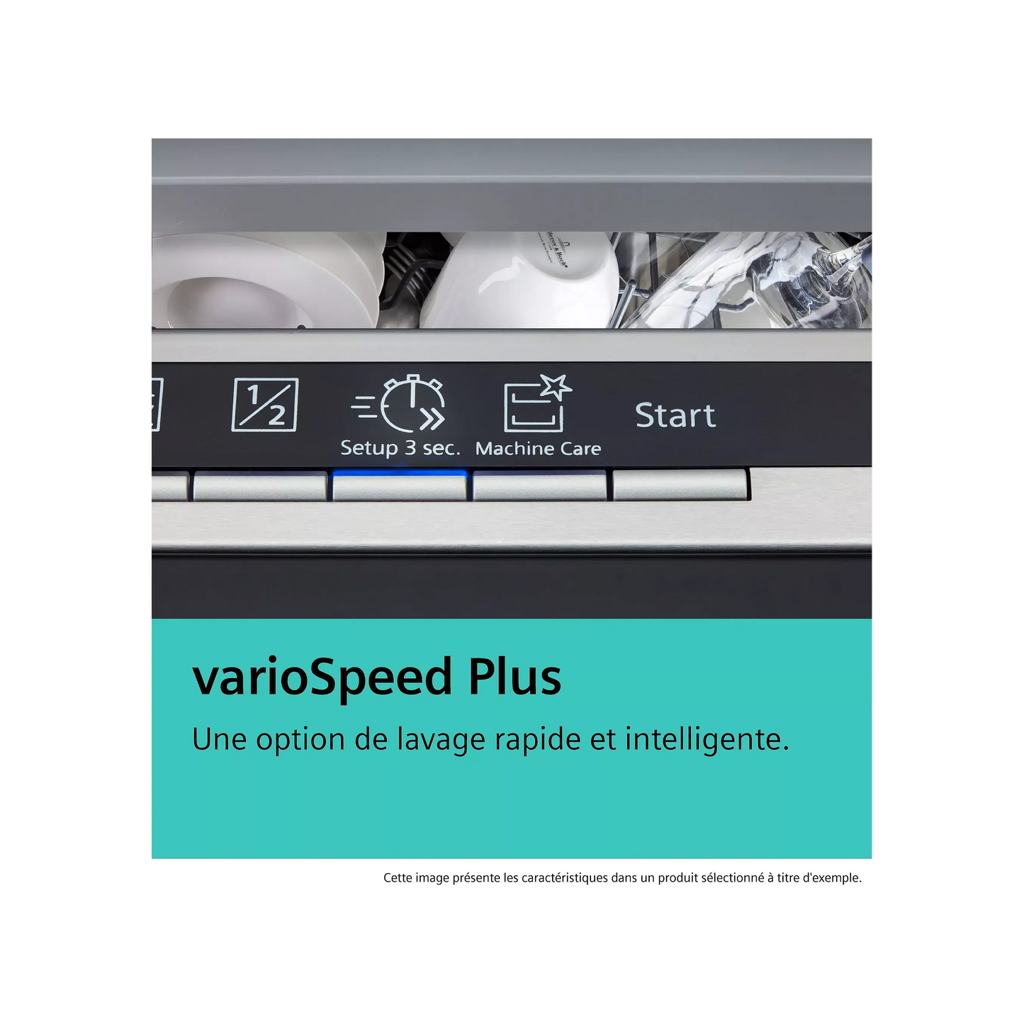 Lave vaisselle 60 cm SIEMENS SN23EC22AE, varioSpeed Plus, Acier brossé noir DUMANOIR