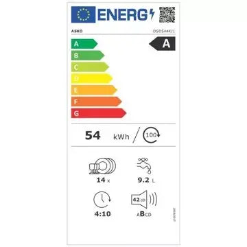 Lave vaisselle encastrable 	ASKO	DSD544K/1