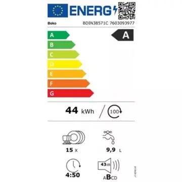 Lave vaisselle encastrable 	BEKO BDIN38571C