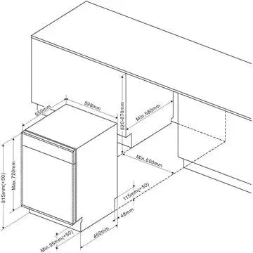 Lave vaisselle encastrable 	DE DIETRICH	DBJ422DQX