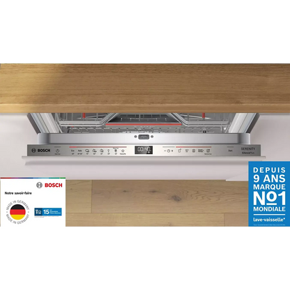 Lave vaisselle encastrable BOSCH SMV6ECX12F, SERENITY, Série 6, Silence Plus ELECTROMENAGER WORLD