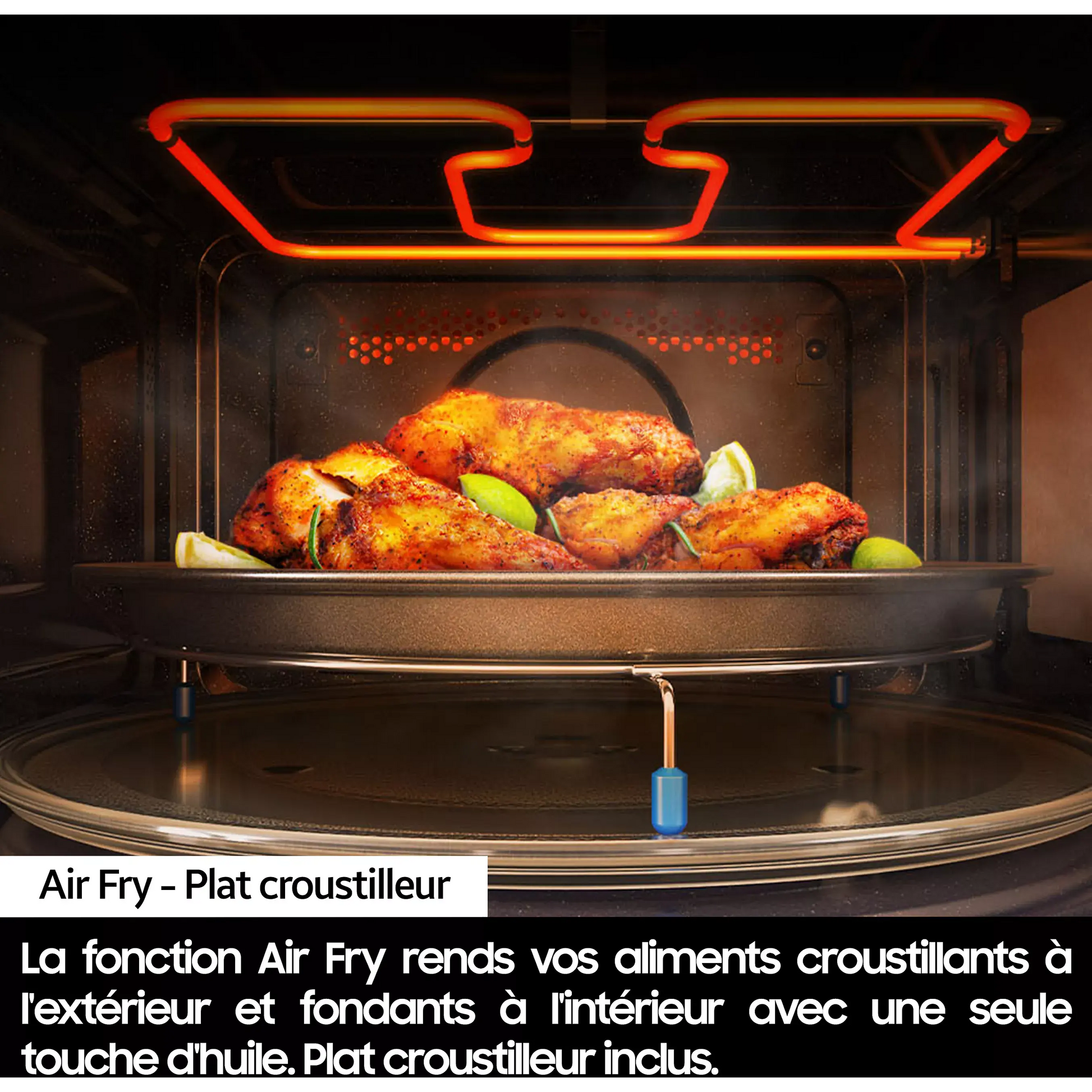 Micro ondes combiné SAMSUNG MC32DG7646CKE1 noir DUMANOIR