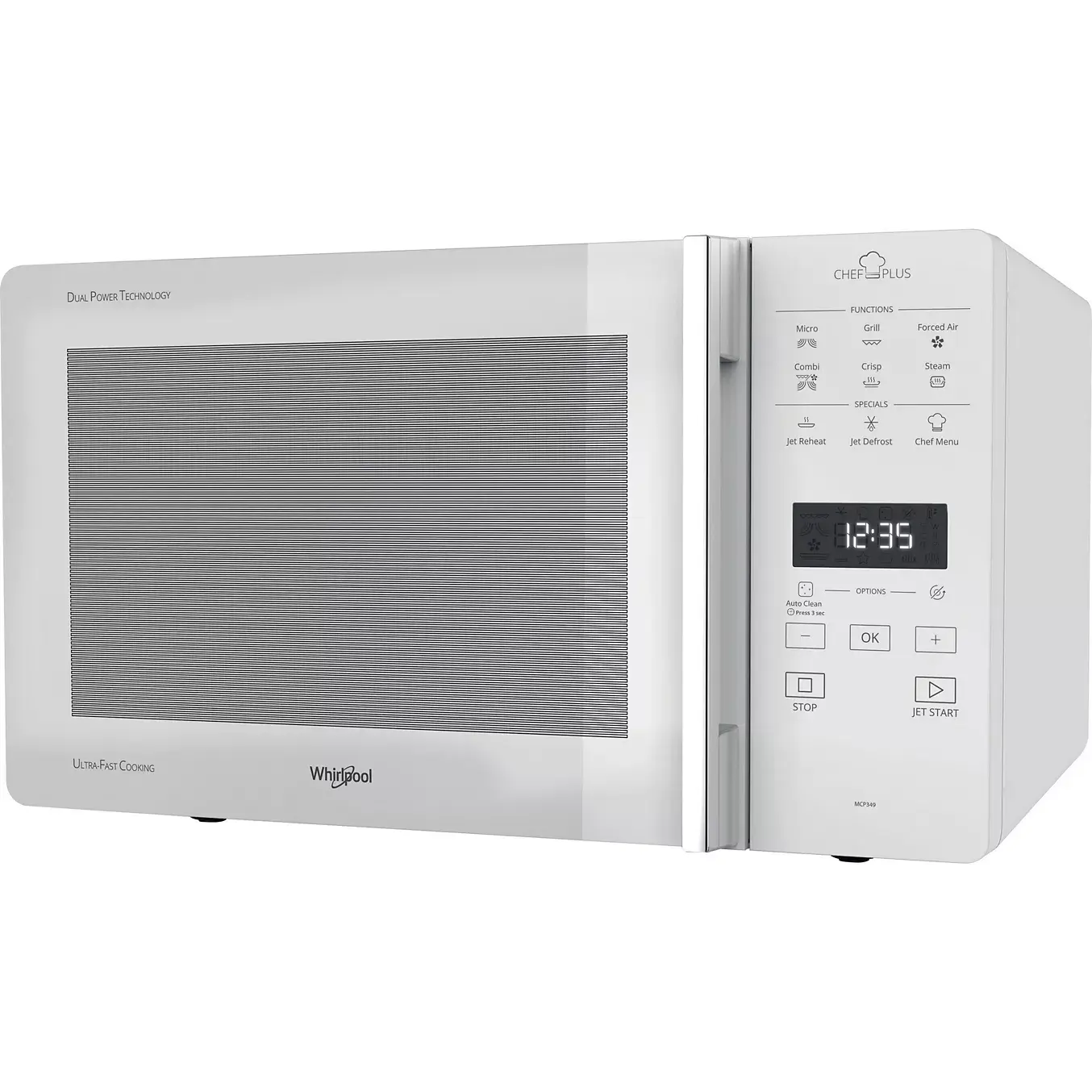 Micro ondes combiné WHIRLPOOL MCP349WH crisp DUMANOIR
