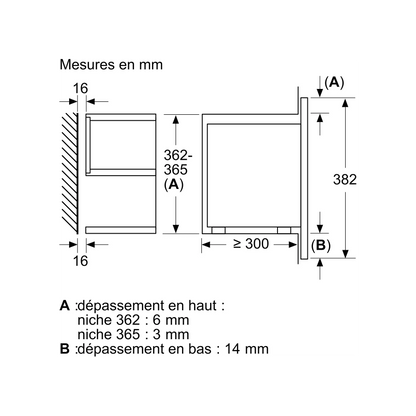 Micro ondes encastrable NEFF NL4WR21N1 N70 DUMANOIR
