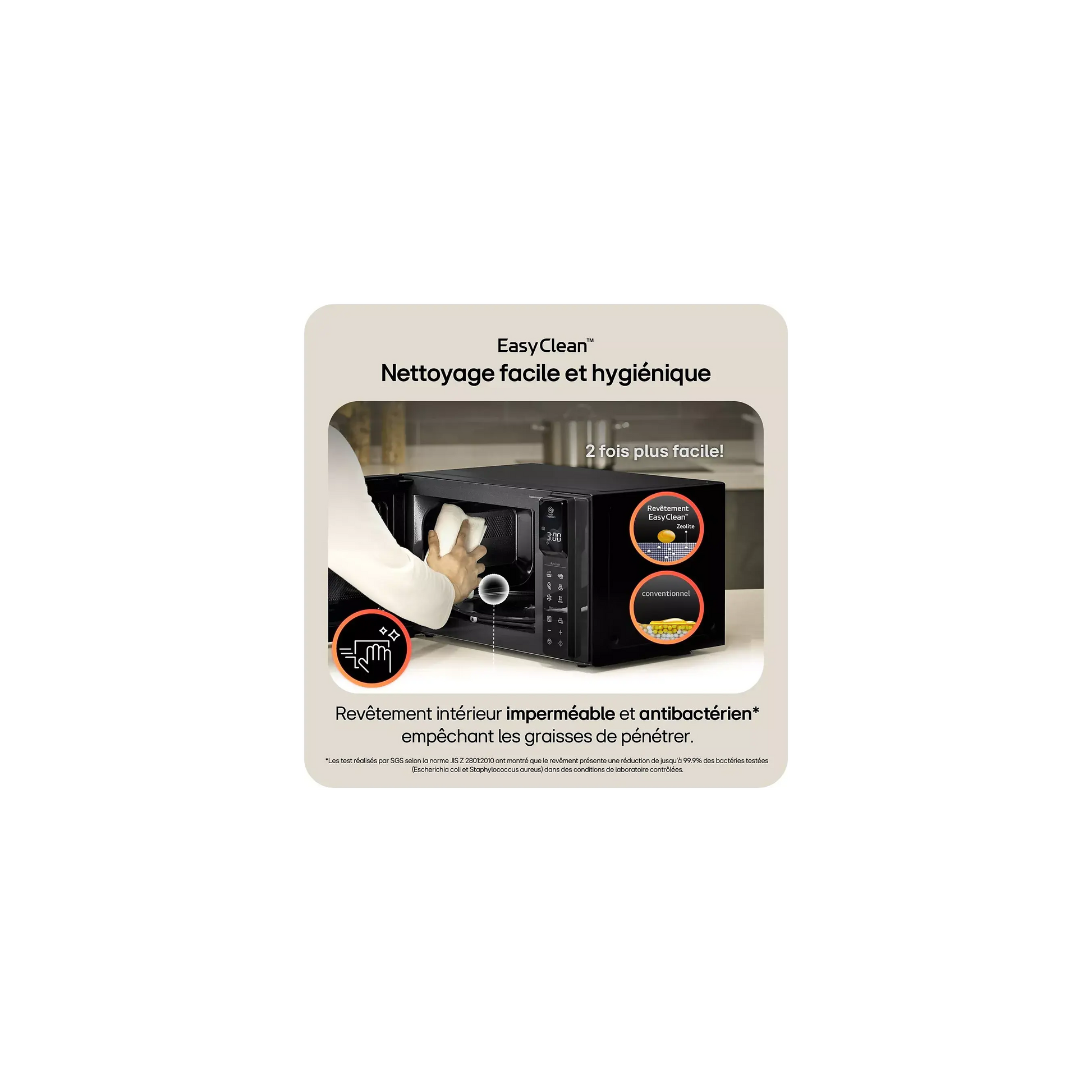 Micro ondes grill LG MH7295CIR DUMANOIR