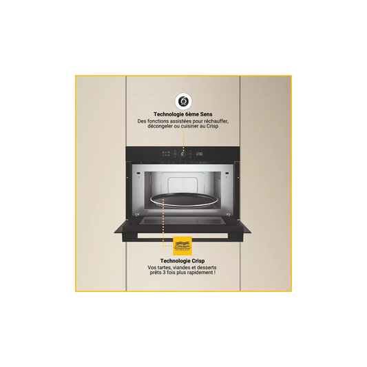 Micro ondes grill encastrable WHIRLPOOL WMD54MBF DUMANOIR