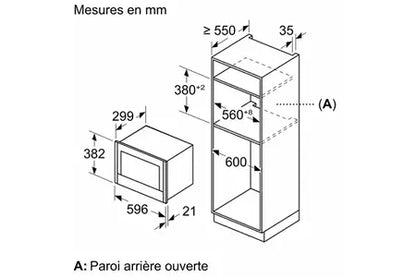 Neff Micro ondes encastrable - NR4WR21N1 DUMANOIR