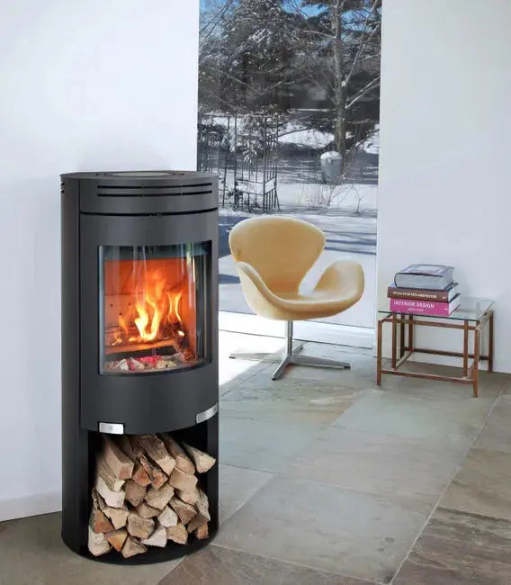 Poêle à bois ADURO 1.4 noir, 6 kW DUMANOIR