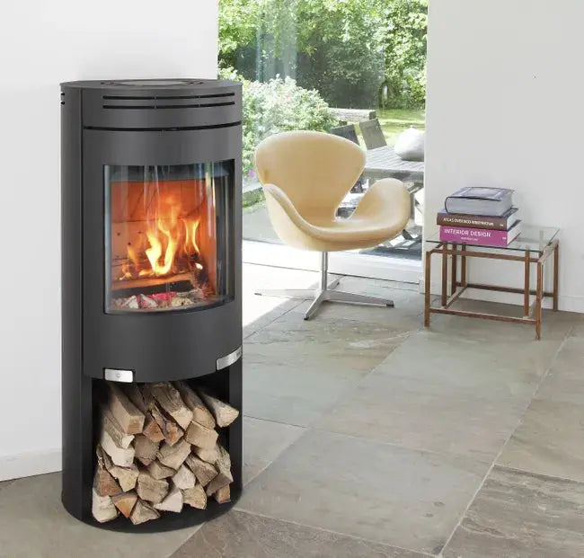 Poêle à bois ADURO 1.4 noir, 6 kW DUMANOIR