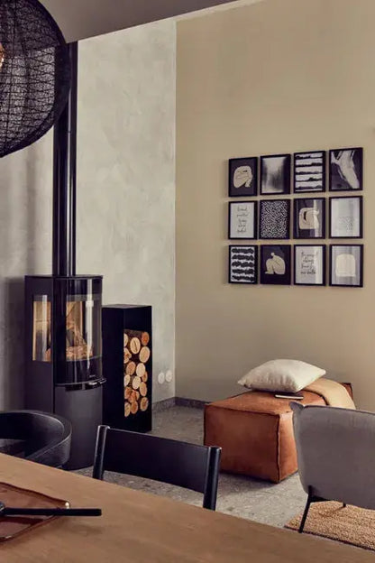 Poêle à bois ADURO 9.5 lux noir, 8 kW DUMANOIR