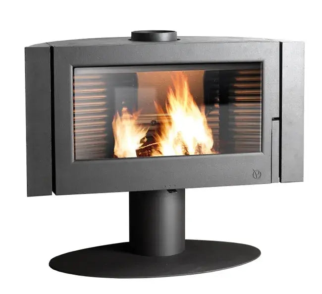 Poêle à bois INVICTA Antaya anthracite, 12 kW DUMANOIR