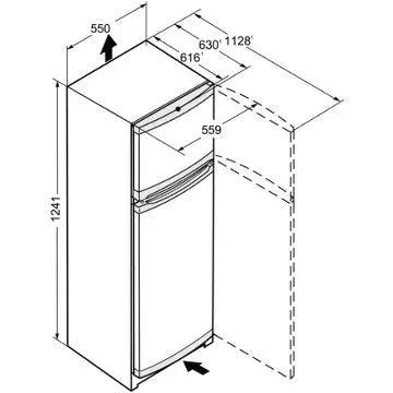 Réfrigérateur 2 portes	LIEBHERR CTPe211-26